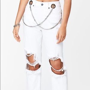 Carmar front chain jeans